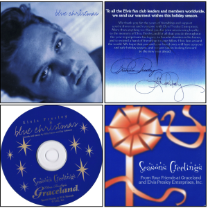 1998 Graceland Christmas Fan Club Presidents Promo w Insert Message