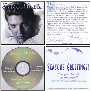 2000 Graceland Christmas Fan Club Presidents Promo w Insert Message