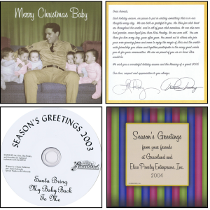 2004 Graceland Christmas Fan Club Presidents Promo w Insert Message