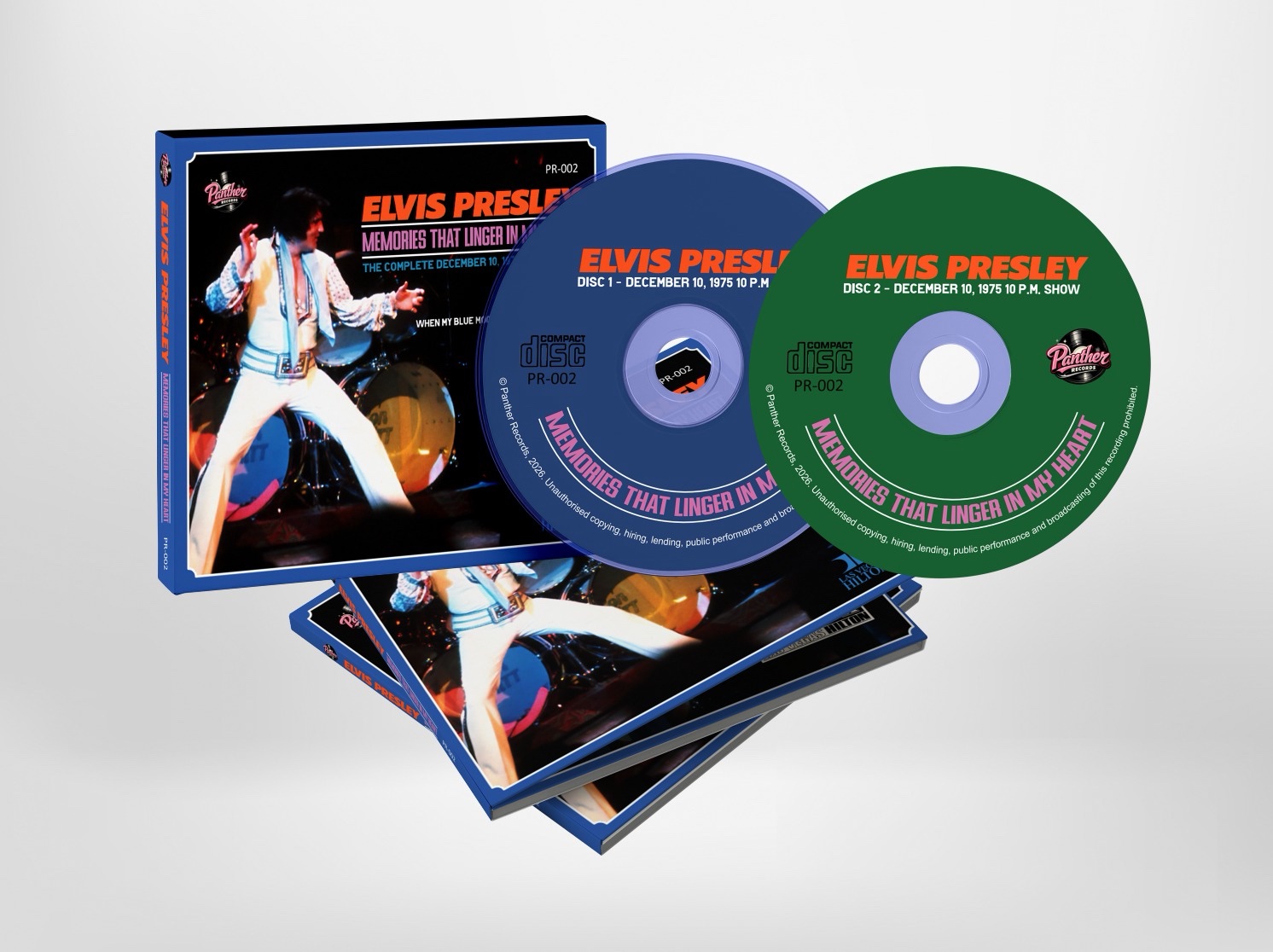 MEMORIES THAT LINGER IN MY HEART (2-CD IN 3-PANEL DELUXE DIGI-PACK)PANTHER RECORDS - Image 2
