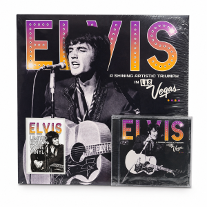 Elvis Presley – A Shining Artistic Triumph In Las Vegas – Limited Edition White 180g Vinyl LP + Bonus CD – SEALED