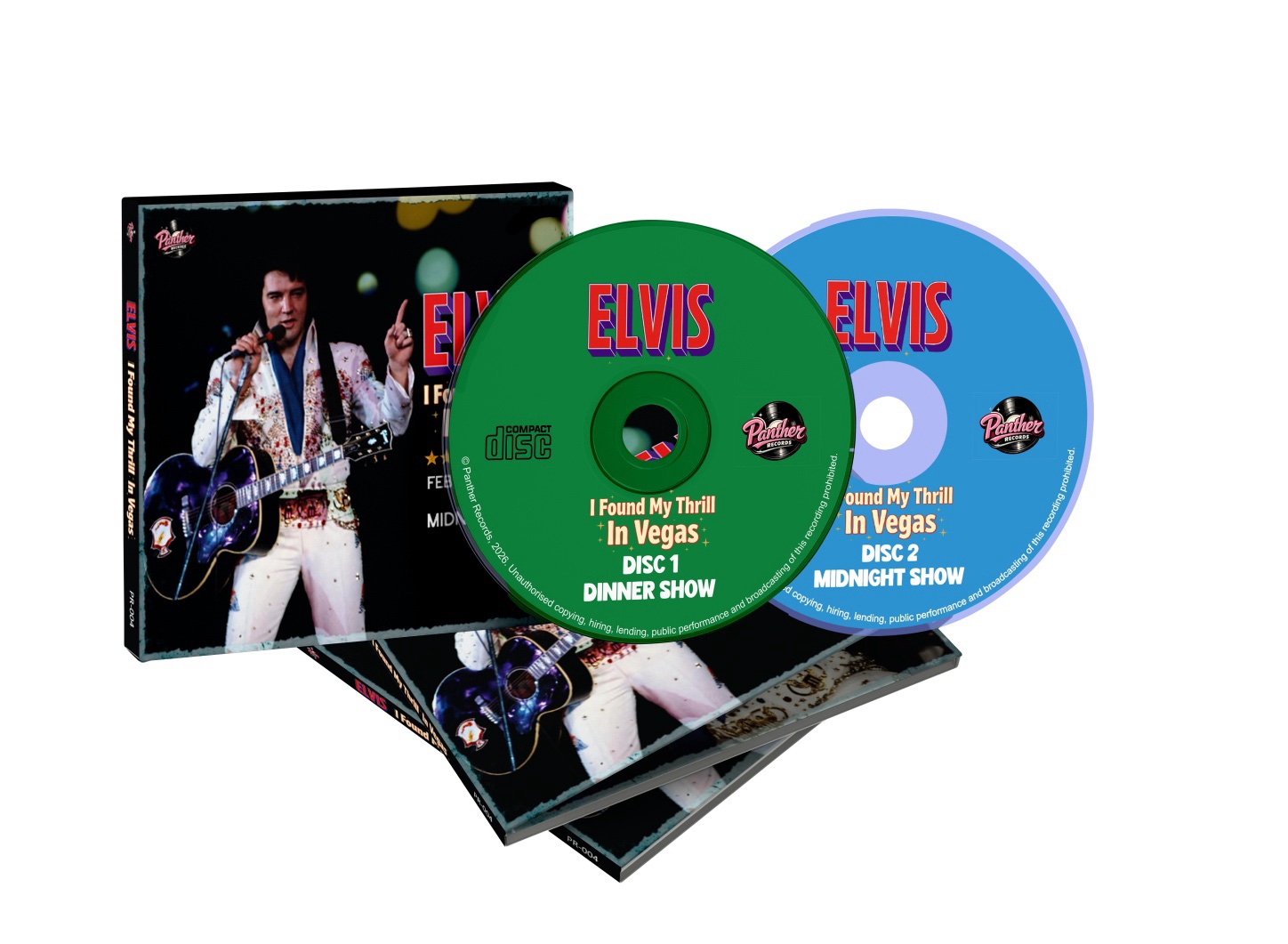 I FOUND MY THRILL IN VEGAS (2-CD IN 3-PANEL DELUXE DIGI-PACK)
PANTHER RECORDS PR-003 PRE ORDER
