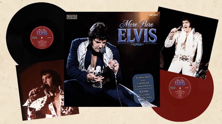 Knock Out Records-ELVIS PRESLEY – MORE PURE ELVIS
Limited Collector’s Edition – Red Vinyl with Glossy photo inside- PRE ORDER